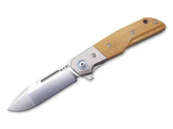 Clap Micarta Brown Titanium Bolster