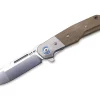 Clap Micarta Green Titanium Bolster