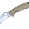 Claw Medium Tan Serrated