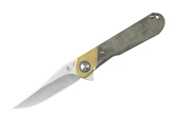Comet Brass Micarta Green