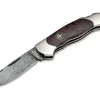 Junior Scout Spearpoint Curly Birch Damascus