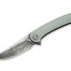 Mini Asticus Natural G10 Damascus