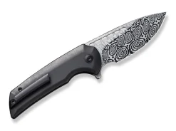 Mini Malice Titanium Black Damascus