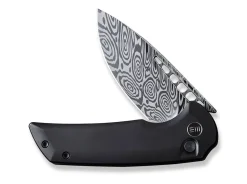 Mini Malice Titanium Black Damascus