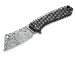 Mini Mastodon Damascus Carbon