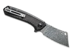 Mini Mastodon Damascus Carbon