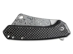 Mini Mastodon Damascus Carbon