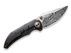 Riff-Raff Bronze & Black Titanium Damascus