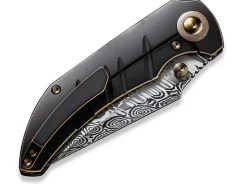Riff-Raff Bronze & Black Titanium Damascus